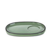 (652767) CARACTERE SAUCER, MINT, DIM:13.5X8.3X1.2 CM - Mabrook Hotel Supplies